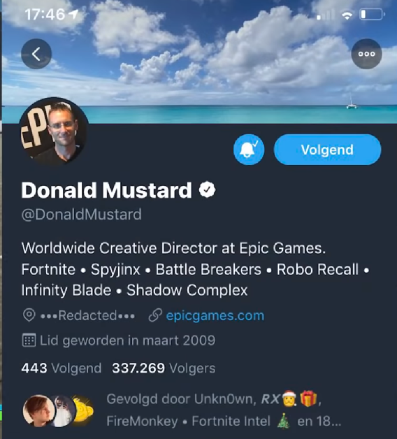 Epic director tweet