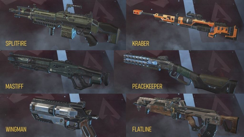 Apex s4 weapon DPS graph