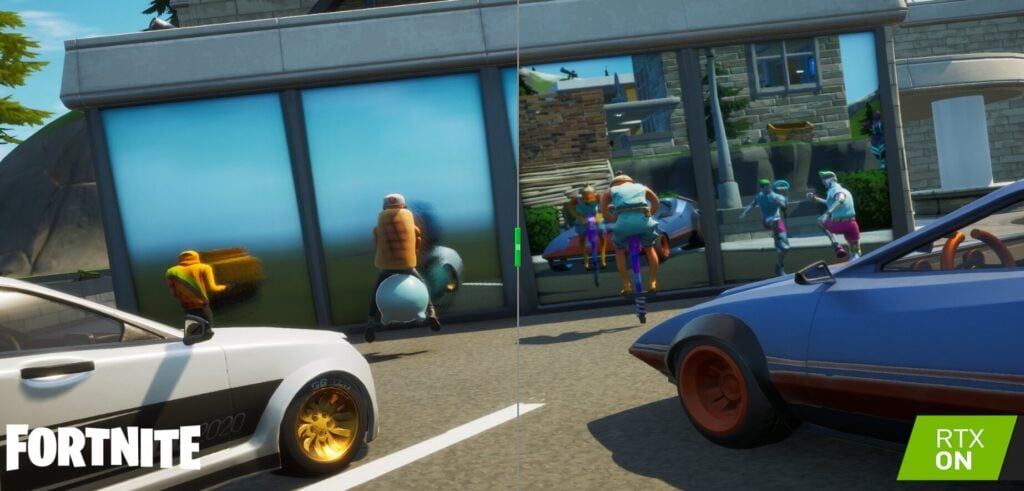 Fortnite RTX reflections