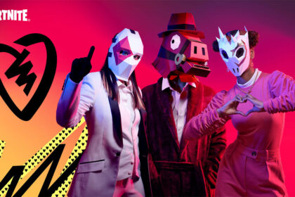 Fortnite Valentine's Day cosplay masks