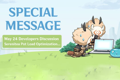 Genshin IMpact's may 24 dev discussion banner