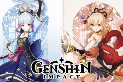 Genshin Impact Characters Ayaka and Yoimiya
