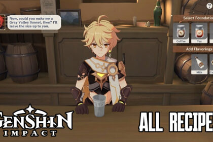 Genshin Impact v2.5 drink recipes