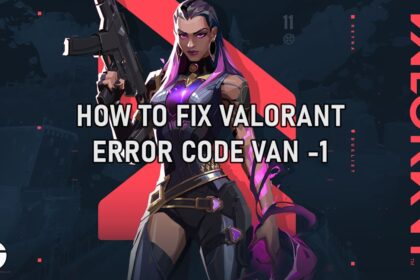 VALORANT Error Code VAN -1