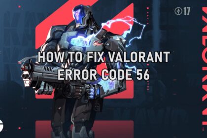 VALORANT Error Code 56
