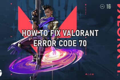 VALORANT Error Code 70