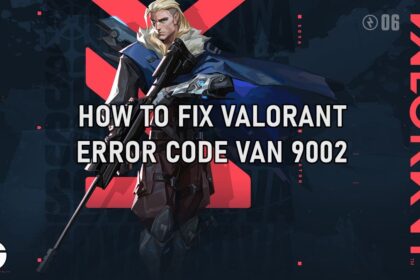 VALORANT Error Code VAN 9002