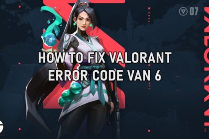 VALORANT Error Code VAN 6