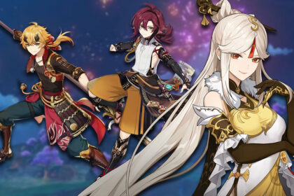 Genshin Impact heizou ningguang and thoma