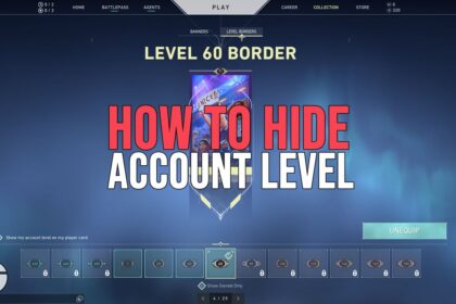 How to Hide Account Level in VALORANT