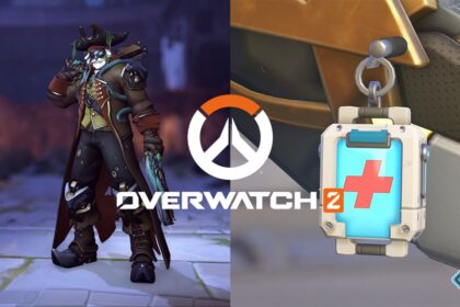 Cursed Captain Reaper Legendary skin and a Health Pack Weapon Charm Overwatch 2
