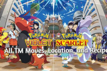 Pokémon Scarlet Violet TM moves recipe