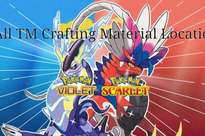 Pokémon Scarlet Violet All TM Materials