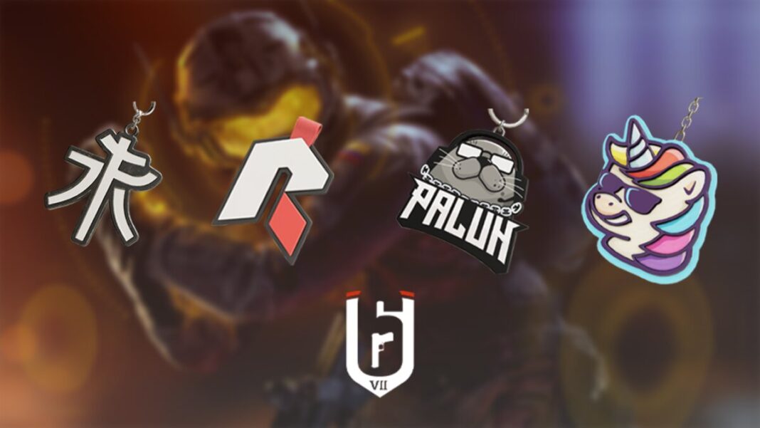 Rainbow Six Siege Y7S4 Streamer Charms: Paluhh, JostRekt, JustRyuk, and ...