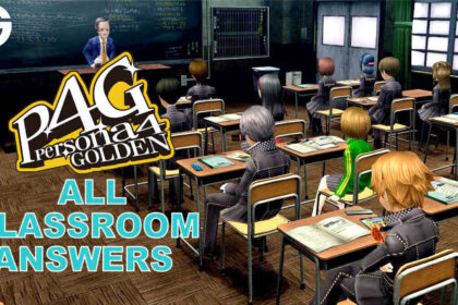 Persona 4 Golden: All Classroom Answers