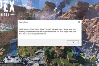 Apex Legends DXGI Error Fix