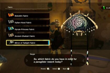 Zelda: Tears of the Kingdom- How to Get Mirror of Twilight Fabric and Uses