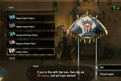 Zelda: Tears of the Kingdom - All Paraglider Designs