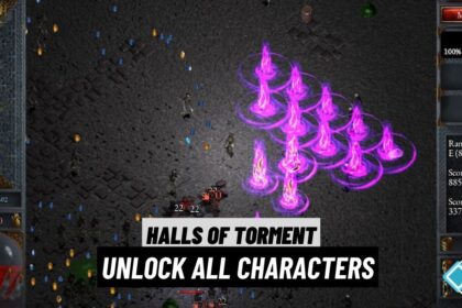Halls of Torment unlock all characters