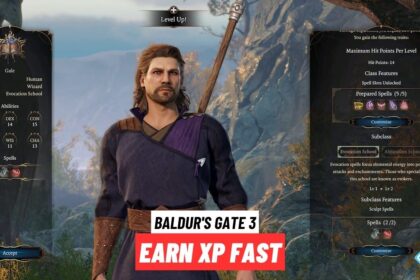 Baldur's Gate 3 Earn XP Fast