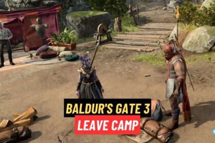 Baldur's Gate 3 Leave Camp