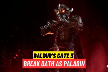 Baldur's gate 3 Break Oath As Paladin