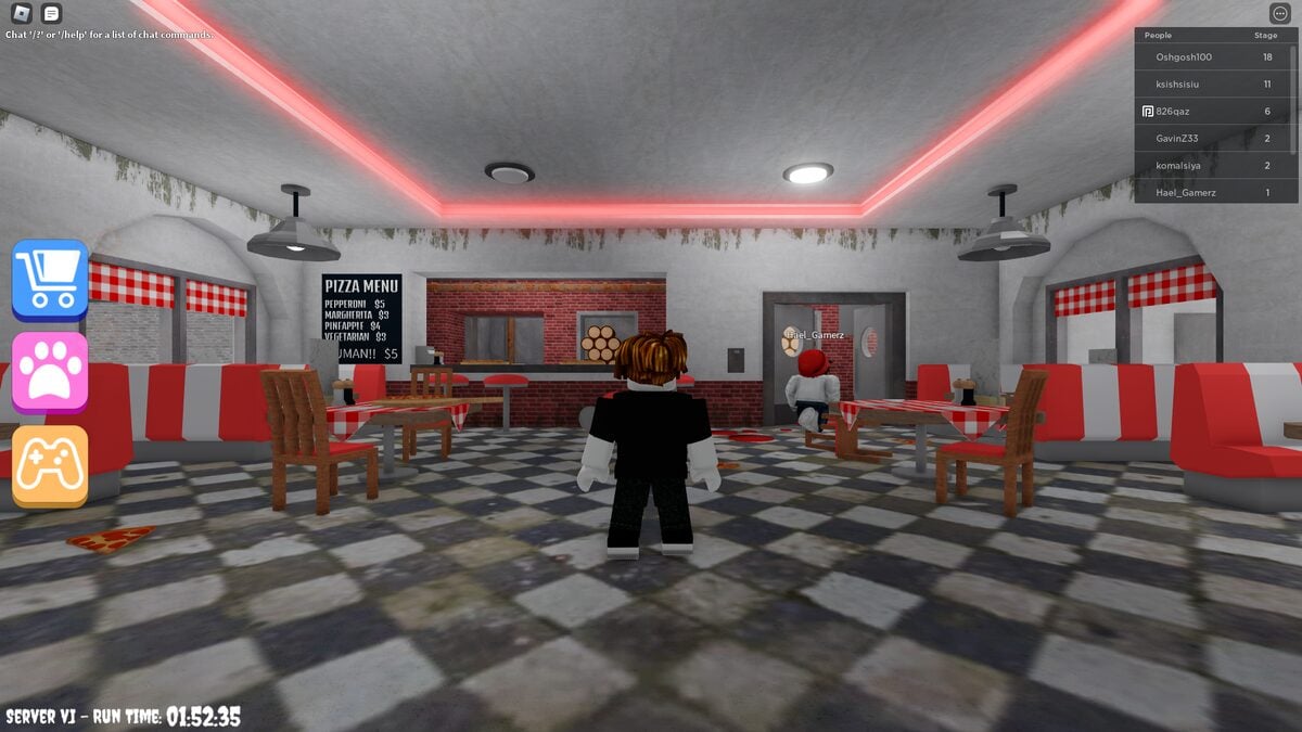 Escape Papa Pizza Pizzeria in Roblox Game