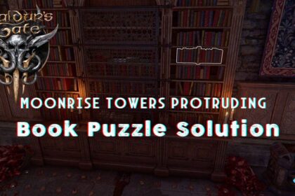 Baldur's Gate 3 (BG3): Moonrise Towers Protruding Book Puzzle Solution