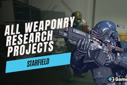 All Weaponry Research Projects in Starfield