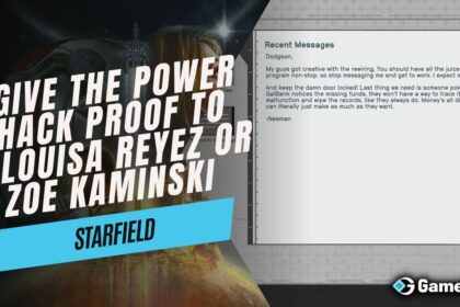 Give the Power Hack Proof to Louisa Reyez or Zoe Kaminski