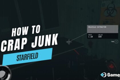 How to Scrap Junk In Starfield