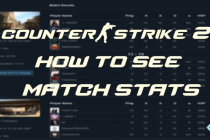 How to see match stats cs2