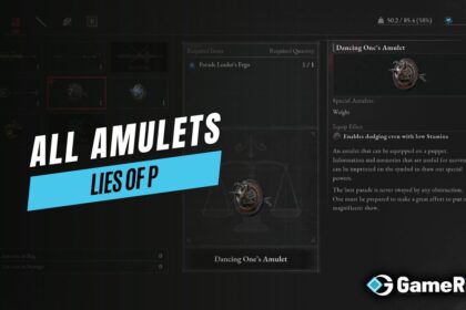 Lies of P (LOP): All Amulets