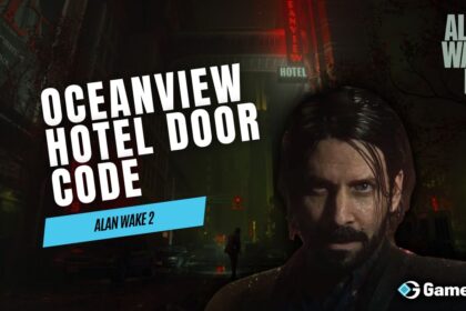 Oceanview Hotel Door Code in Alan Wake 2