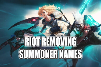Riot Removing Summoner Names