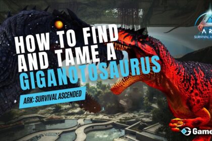 How to find and tame a Giganotosaurus in Ark Survival Ascended