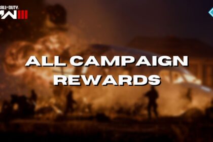 Modern Warfare 3 Campaign Rewards