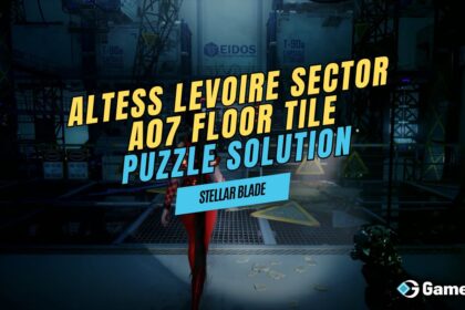 Stellar Blade Altess Levoire Sector A07 Floor Tile Puzzle Solution