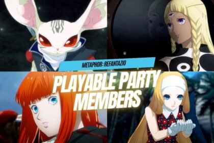 Metaphor ReFantazio All Playable Party Members