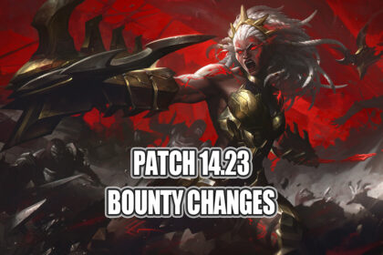 League of Legends Patch 14.23 Bounty Changes