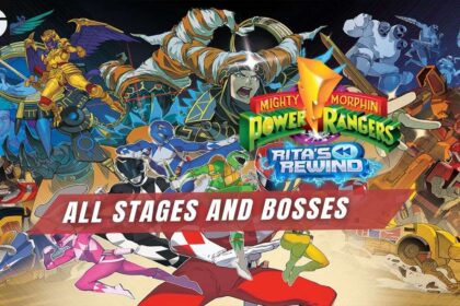 Mighty Morphin’ Power Rangers: Rita’s Rewind all stages all bosses