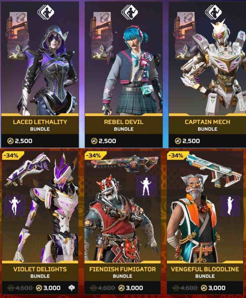 Apex Legends Golden Week Skins First Look