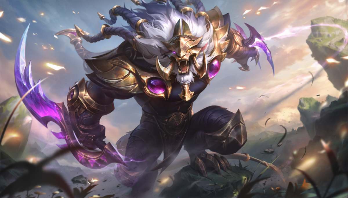 Victorious Rengar Splash Art