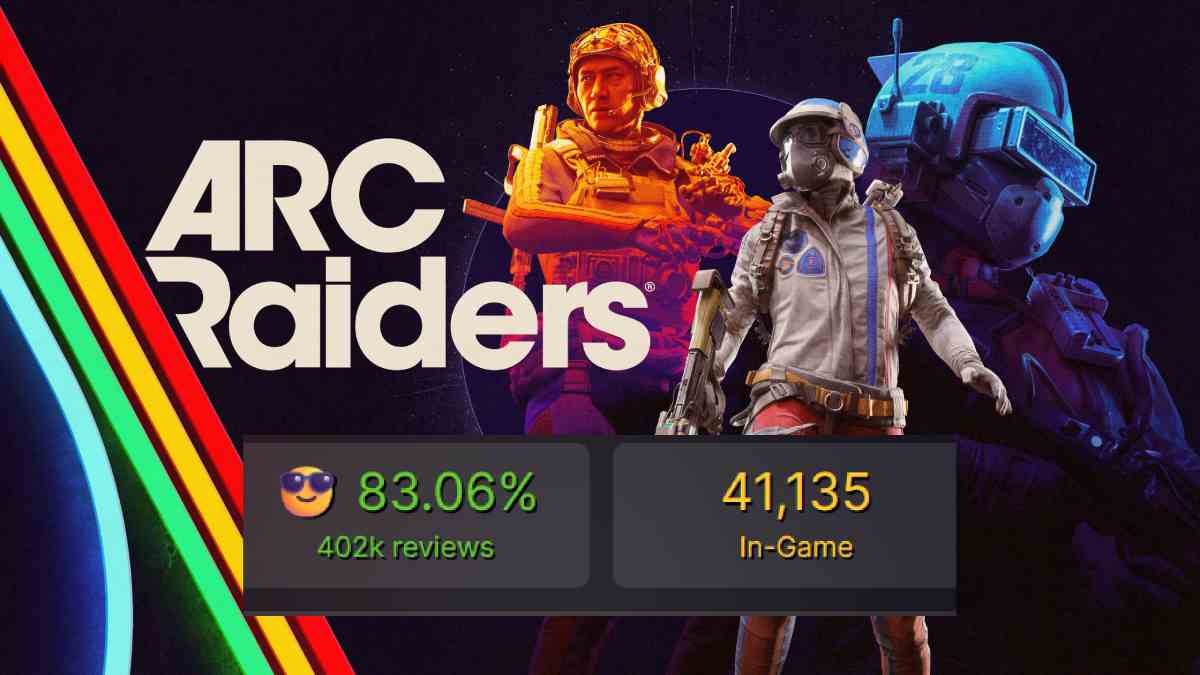 Arc Raiders Player Count Steam Drop