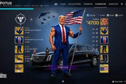 President Trump as a Guardian Destiny 2