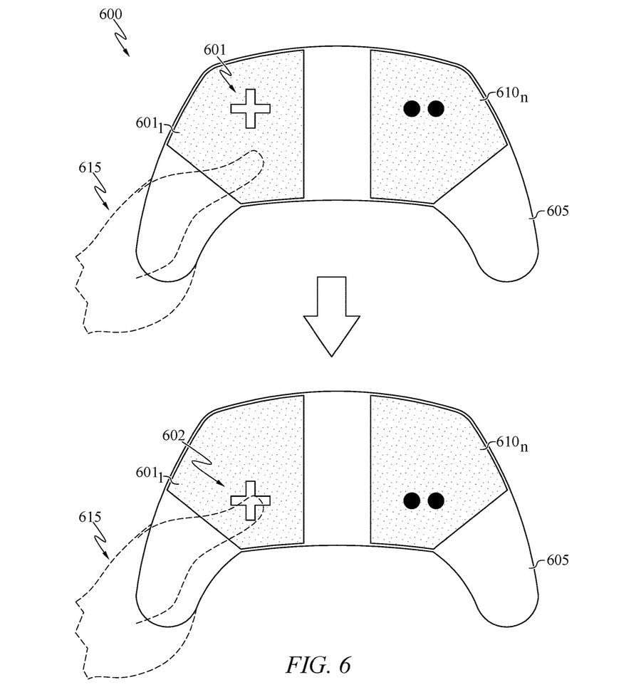 Playstation new buttonless controller patent