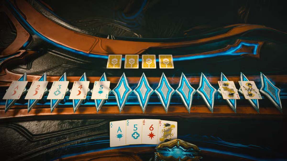 Warframe Card Mini Game