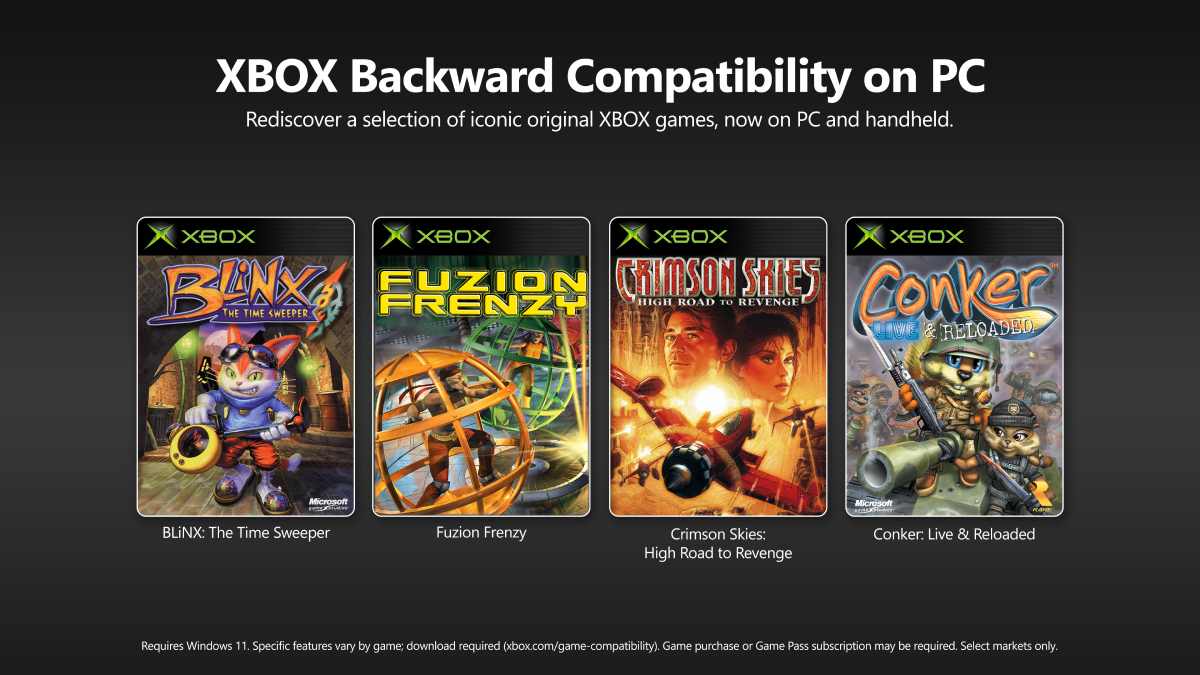 Xbox Backward Compatability on PC