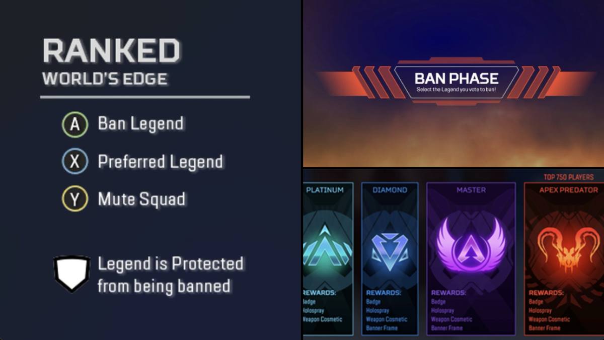 Apex Legends Ranked Legend Ban system