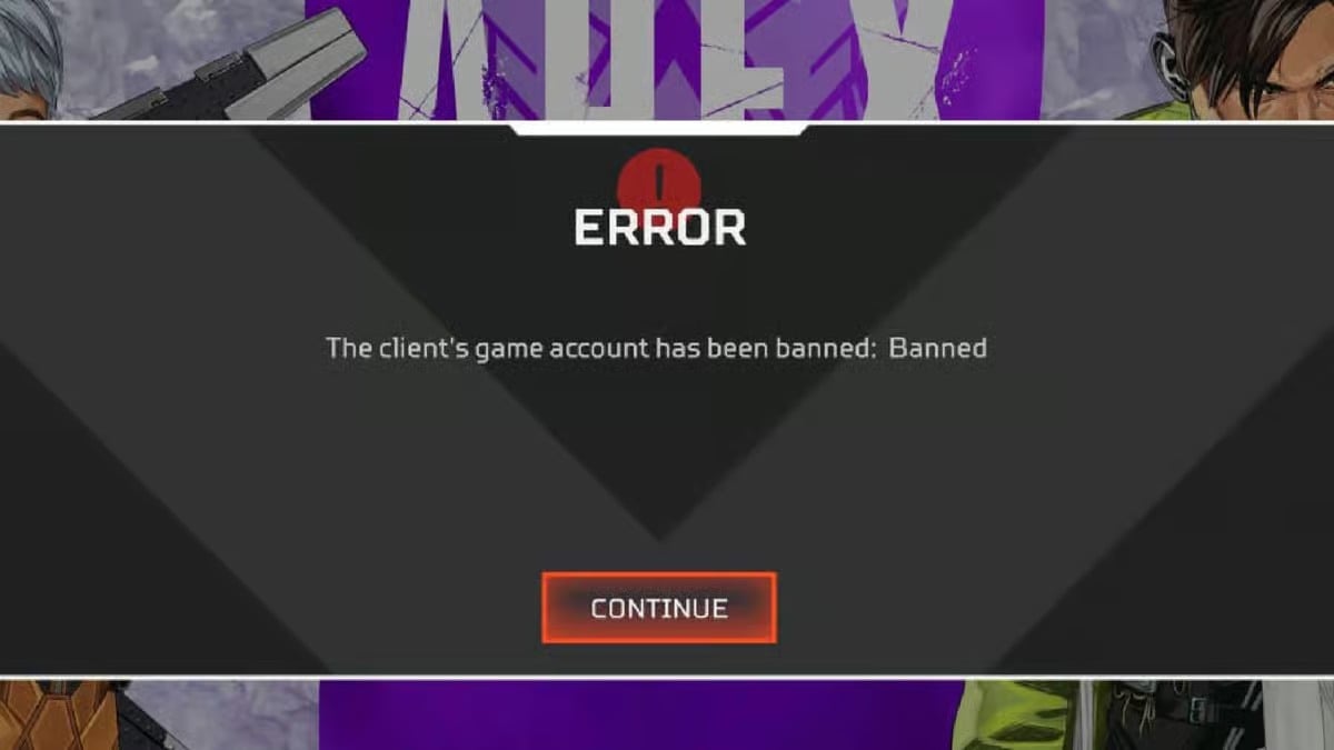 Apex Legends Ban Account sharing